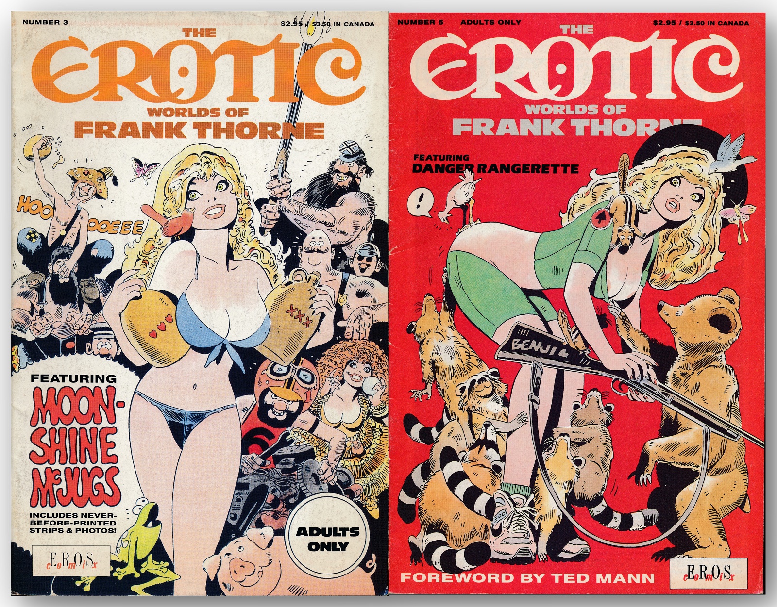 Erotic comic books