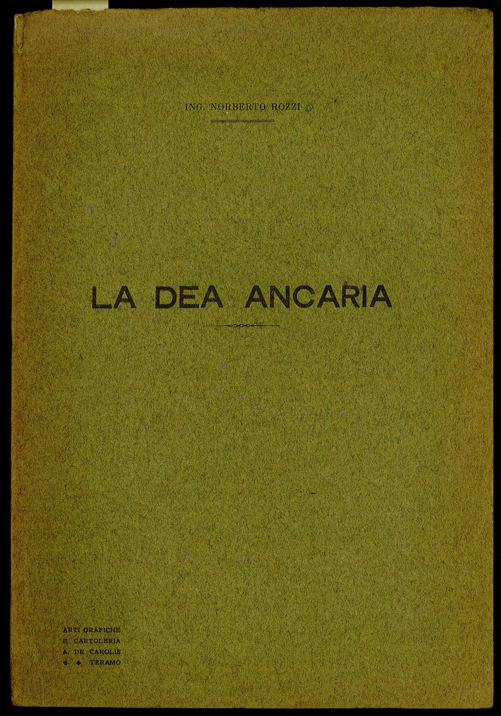 LA DEA   ANCARIA  RIVISTA ABRUZZESE MAGGIO 1913 