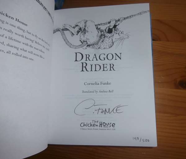 Dragon Rider Funke Book Dragon Rider by Funke, Cornelia: New Hardcover (2004) 1st Edition ...