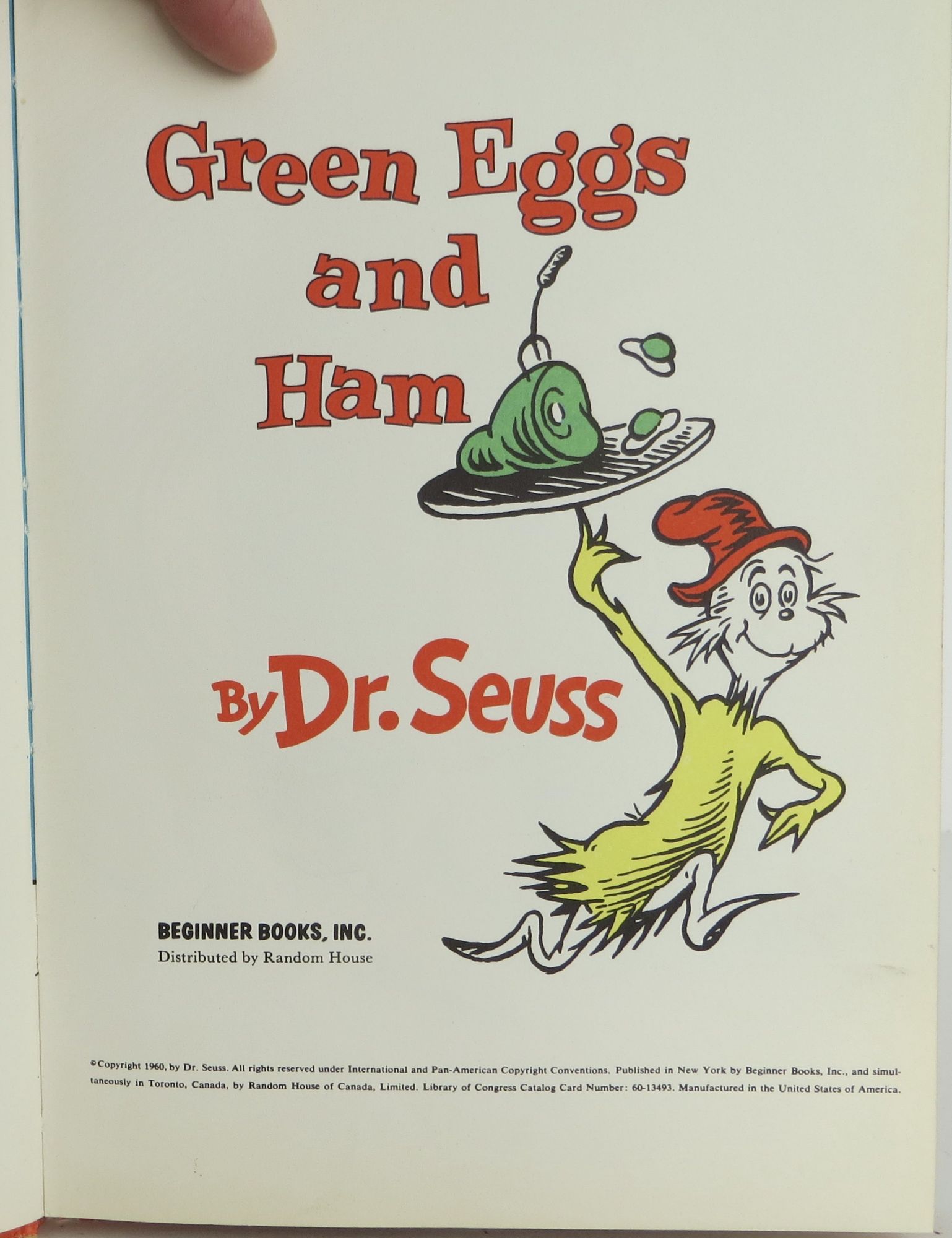 Dr Seuss Beginner Book Video Green Eggs And Ham Green Eggs and Ham von Seuss, Dr: Near fine. Hardcover (1960) First