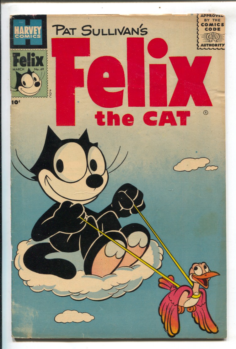 Felix The Cat #69 1956- Harvey comics-Otto Messner art-VG/FN: (1956) Comic  | DTA Collectibles