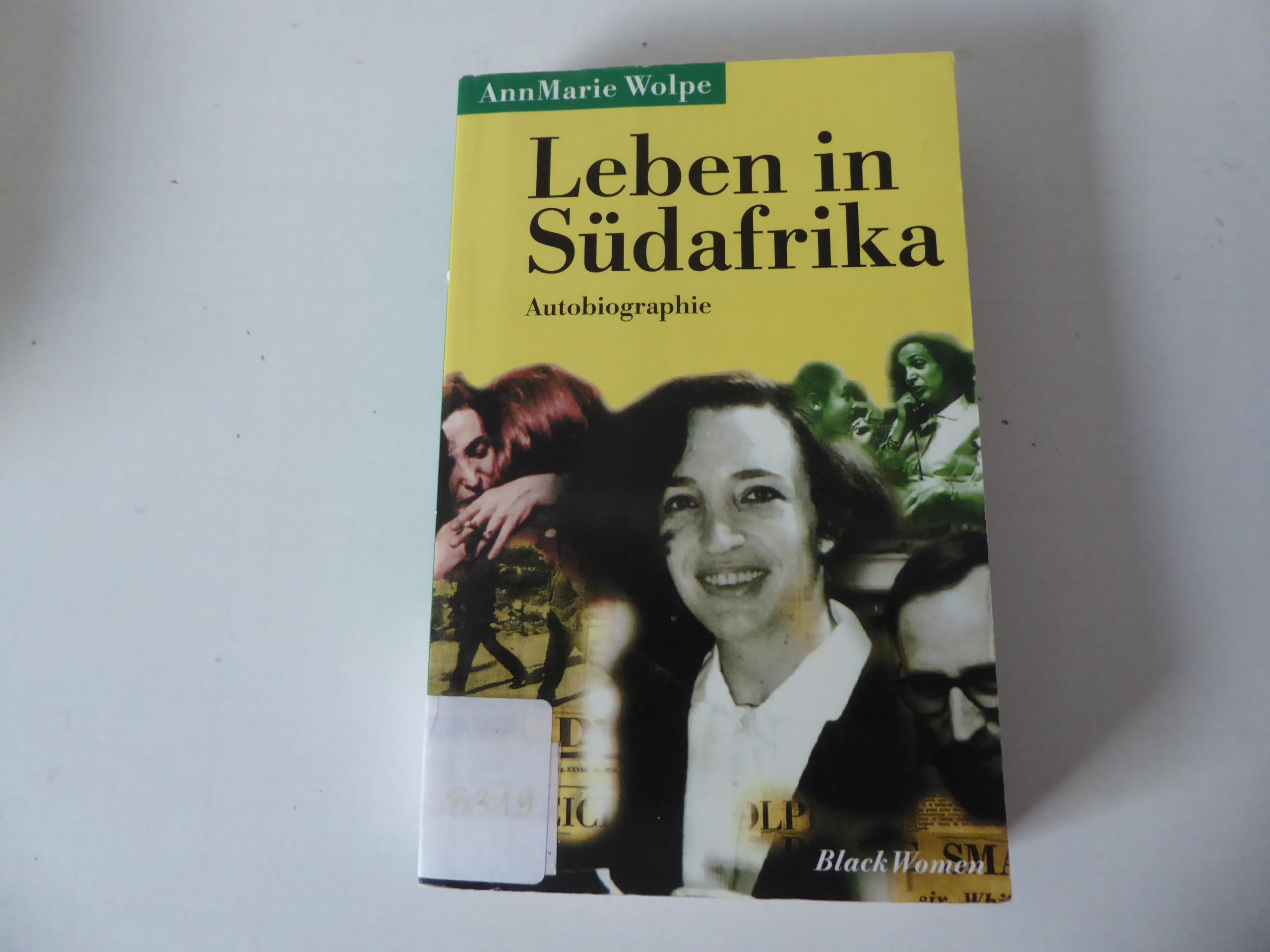 Leben in Südafrika. Autobiographie. Lamuv Taschenbuch 223. TB - AnnMarie Wolpe / Ann Marie Wolpe, Hg.: Heike Brillmann-Ede