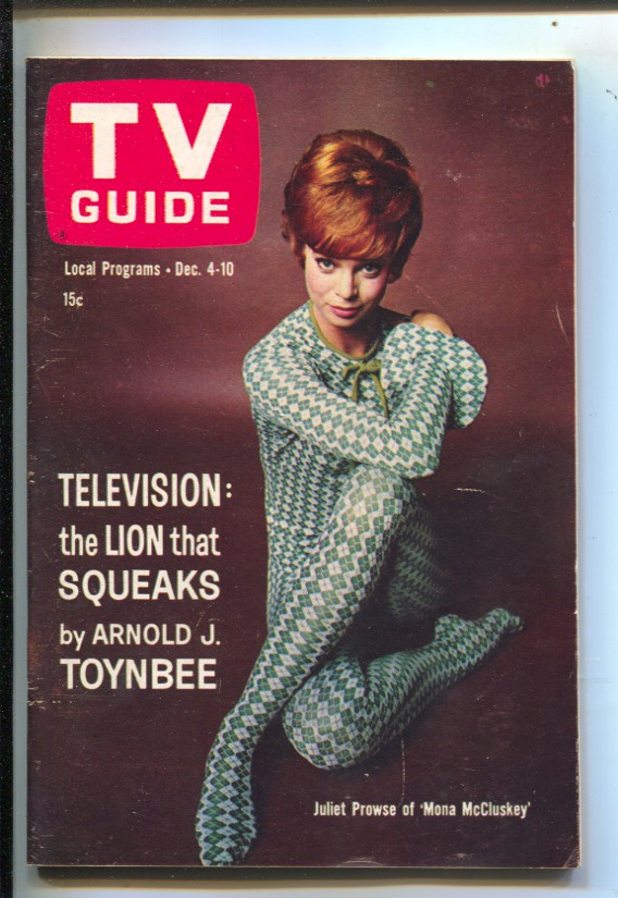 TV Guide 12/3/1965-Juliet Prowse as 'Mona
