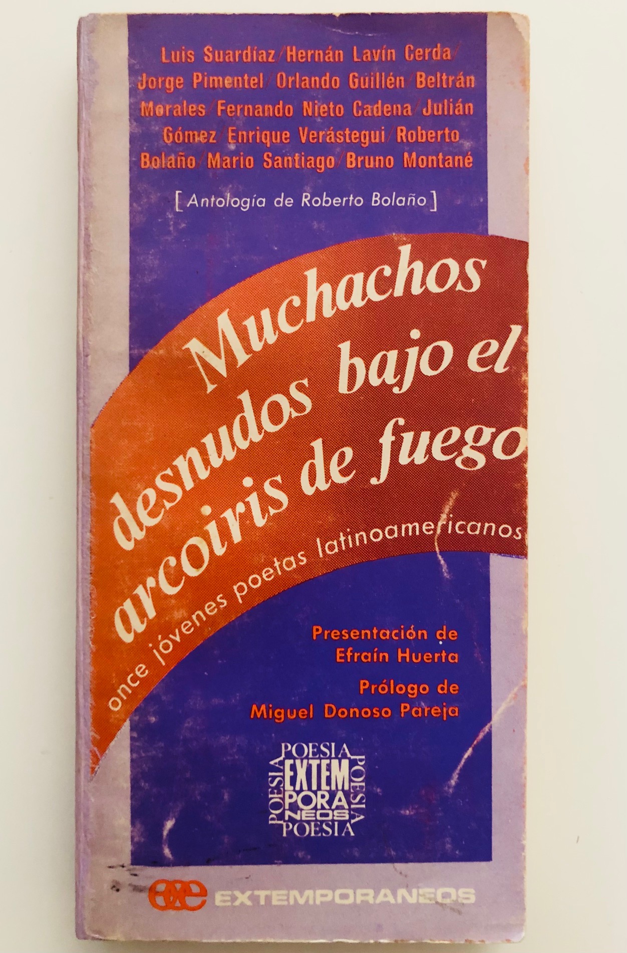 Muchachos Desnudos Bajo El Arcoiris De Fuego Once Jovenes Poetas Latinoamericanos Von Roberto Bolano Muy Bien Encuadernacion De Tapa Blanda 1979 1ª Edicion Libros Del Ayer Aba Ilab