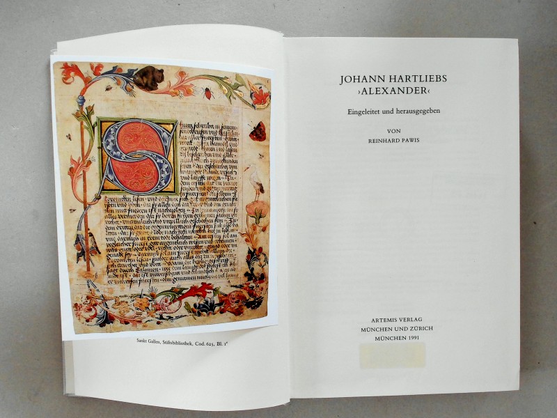 Johann Hartliebs Alexander Eingeleitet und herausgegeben von Reinhard Pawis - Hartlieb, Johannes und Reinhard Pawis