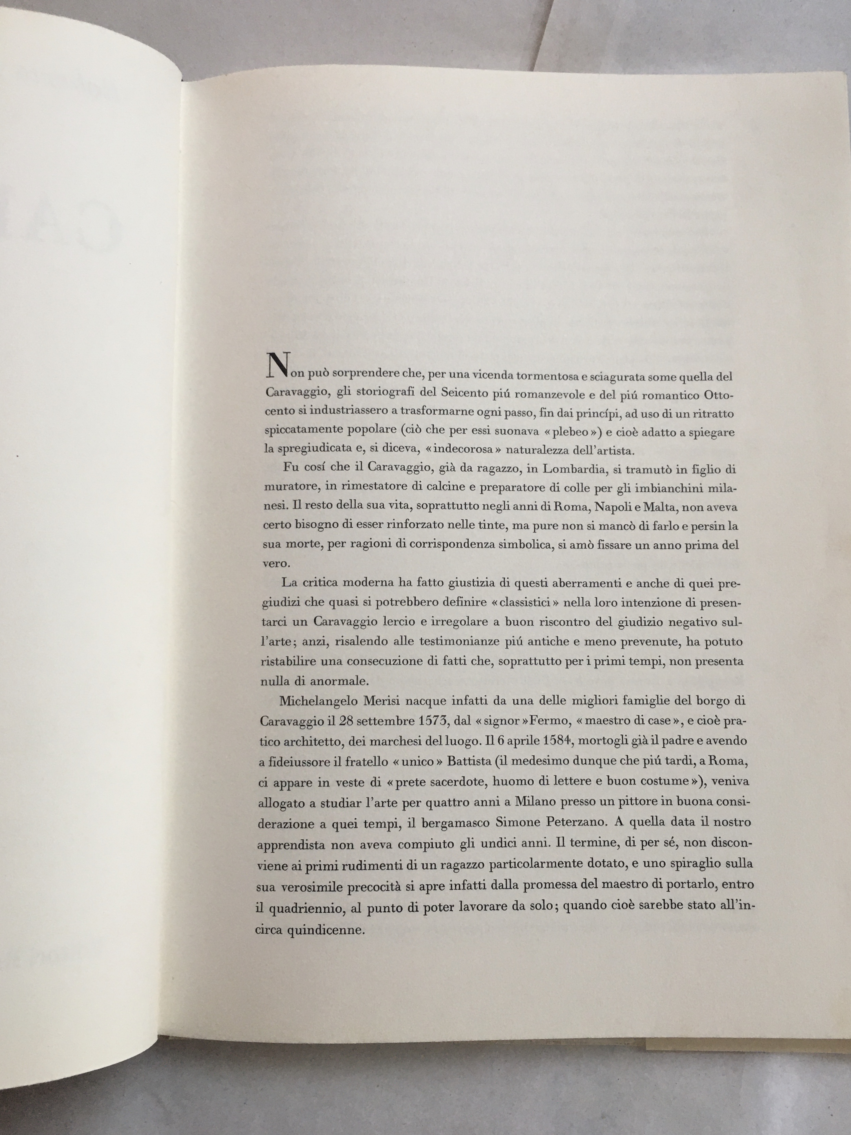 Caravaggio -- 2nd edition da Roberto Longhi: Very Good Hard