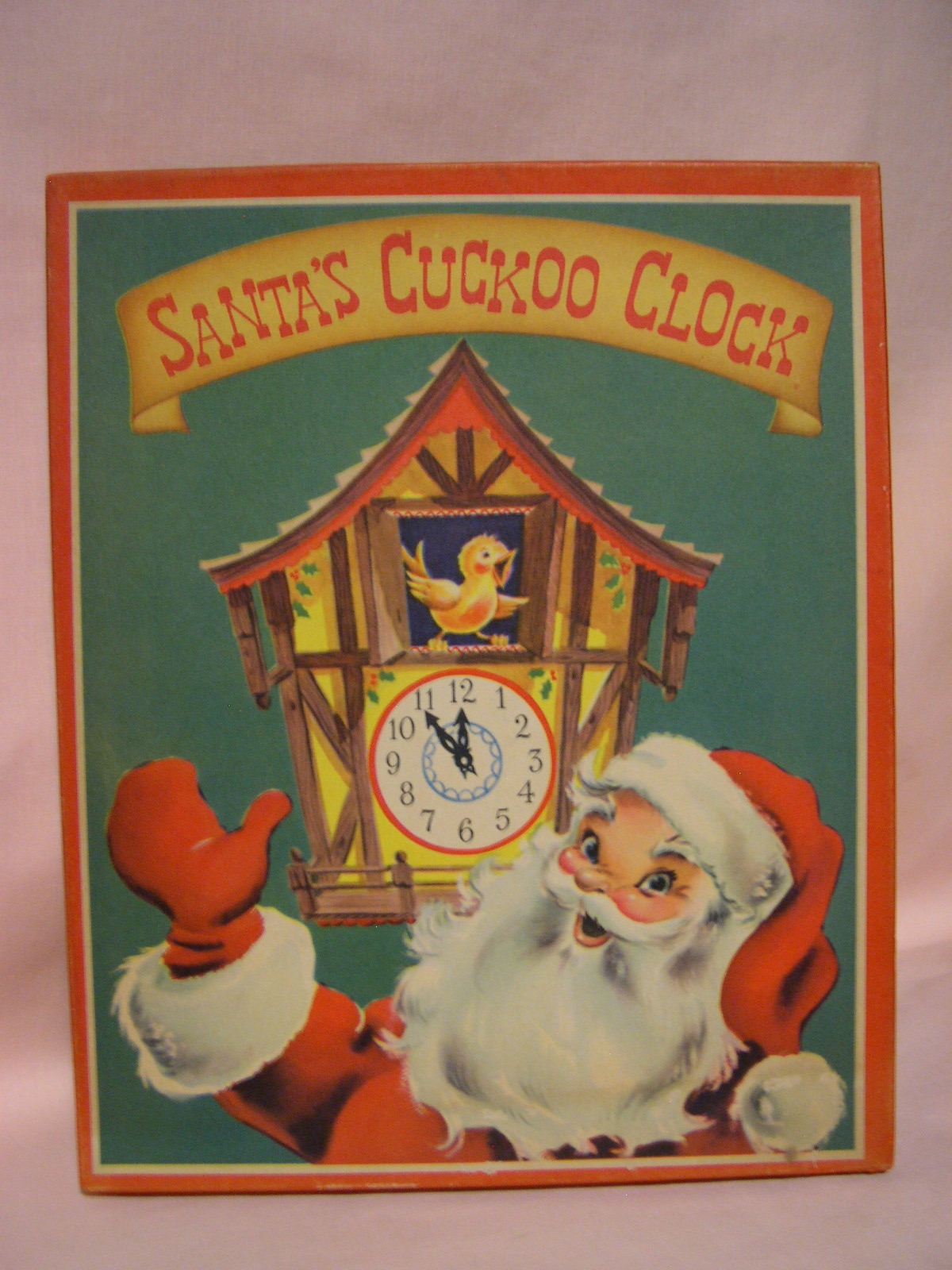 SANTA'S CUCKOO CLOCK by King, Dorothy N. Spiral bound card covers