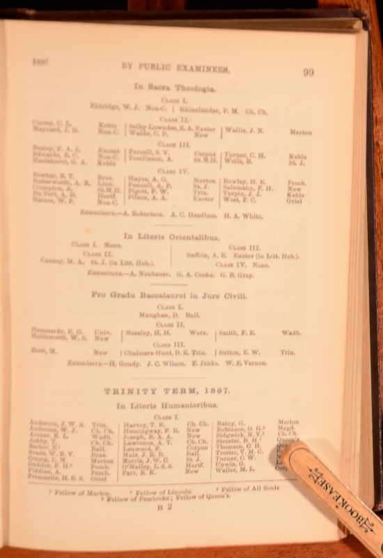 Oxford University Calendar for the year 1907 by Anon: Good Cloth (1907 Oxford University Calendar for the year 1907 by Anon: Good Cloth (1907
