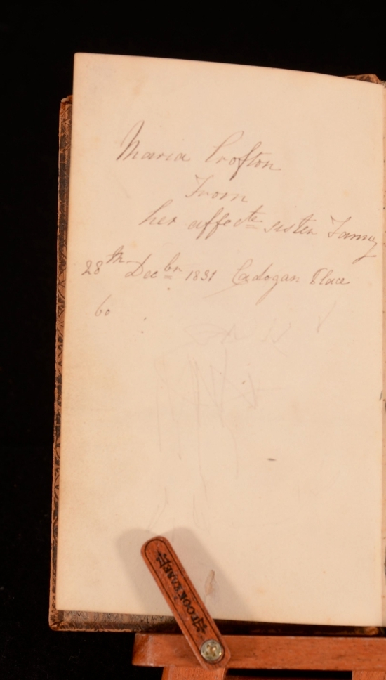 A Volume Of Handwritten Poetry By Fanny Crofton To Her Sister de ...