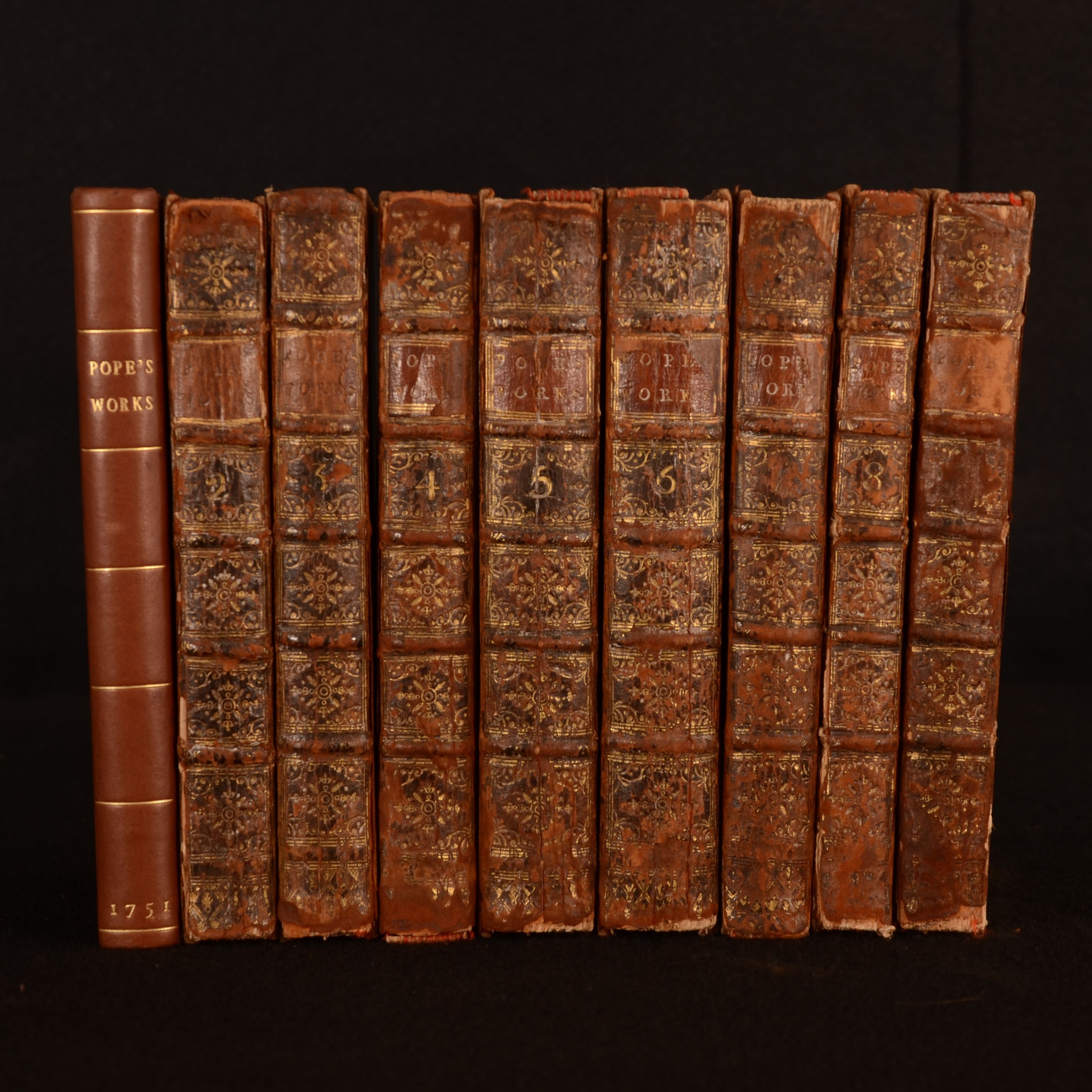 The Works of Alexander Pope Esq. In Nine Volumes Complete. With His Last Corrections, Additions, and Improvements. Published Mr. Warburton. With Occasional Notes. - Alexander Pope