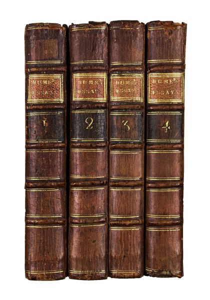 Essays and Treatises on Several Subjects. In four volumes. A new edition. - HUME, David.