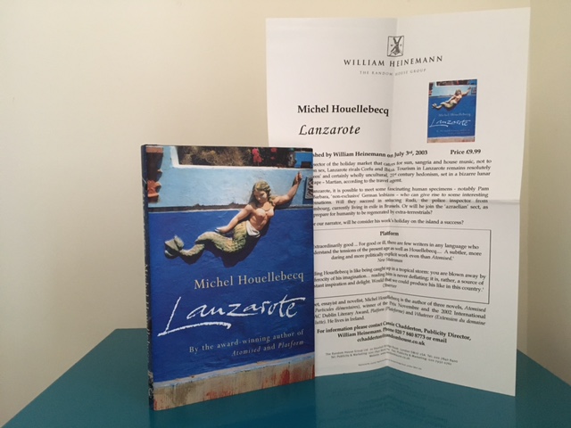 Lanzarote - Houellebecq, Michel