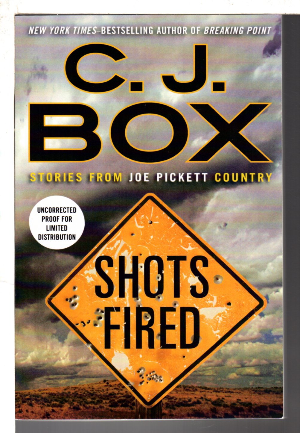 C.J. Box Hardcover Illustrated Fiction Books with Dust Jacket for sale