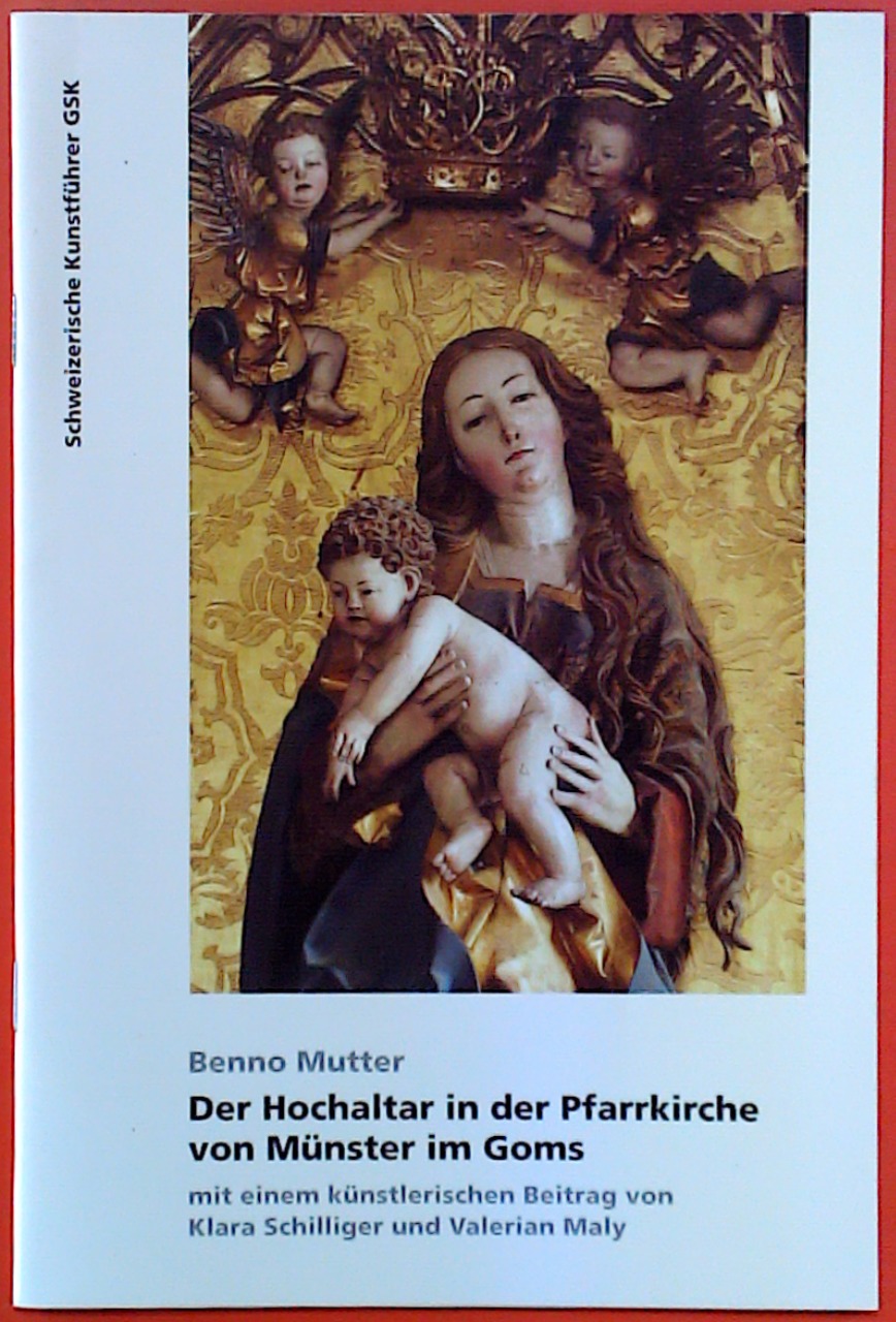 Der Hochaltar in der Pfarrkiche von Münster im Goms mit einem künstlerischen Beitrag von Klara Schilliger und Valerian Maly - Benno Mutter