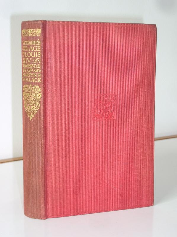 Voltaire: the Age of Louis XIV Vintage Hardcover Voltaire 