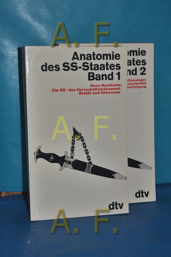 Anatomie des SS-Staates , in 2 Bänden: Band 1: Hans Buchheim: Die SS- das Herrschaftsinstrument. Befehl und Gehorsam // Band 2: Martin Broszalt: Konzentrationslager, Hans Adolf Jacobsen: Kommissarbefehl, Helmut Krausnick: Judenverfolgung - Buchheim, Hans (Mitwirkender)