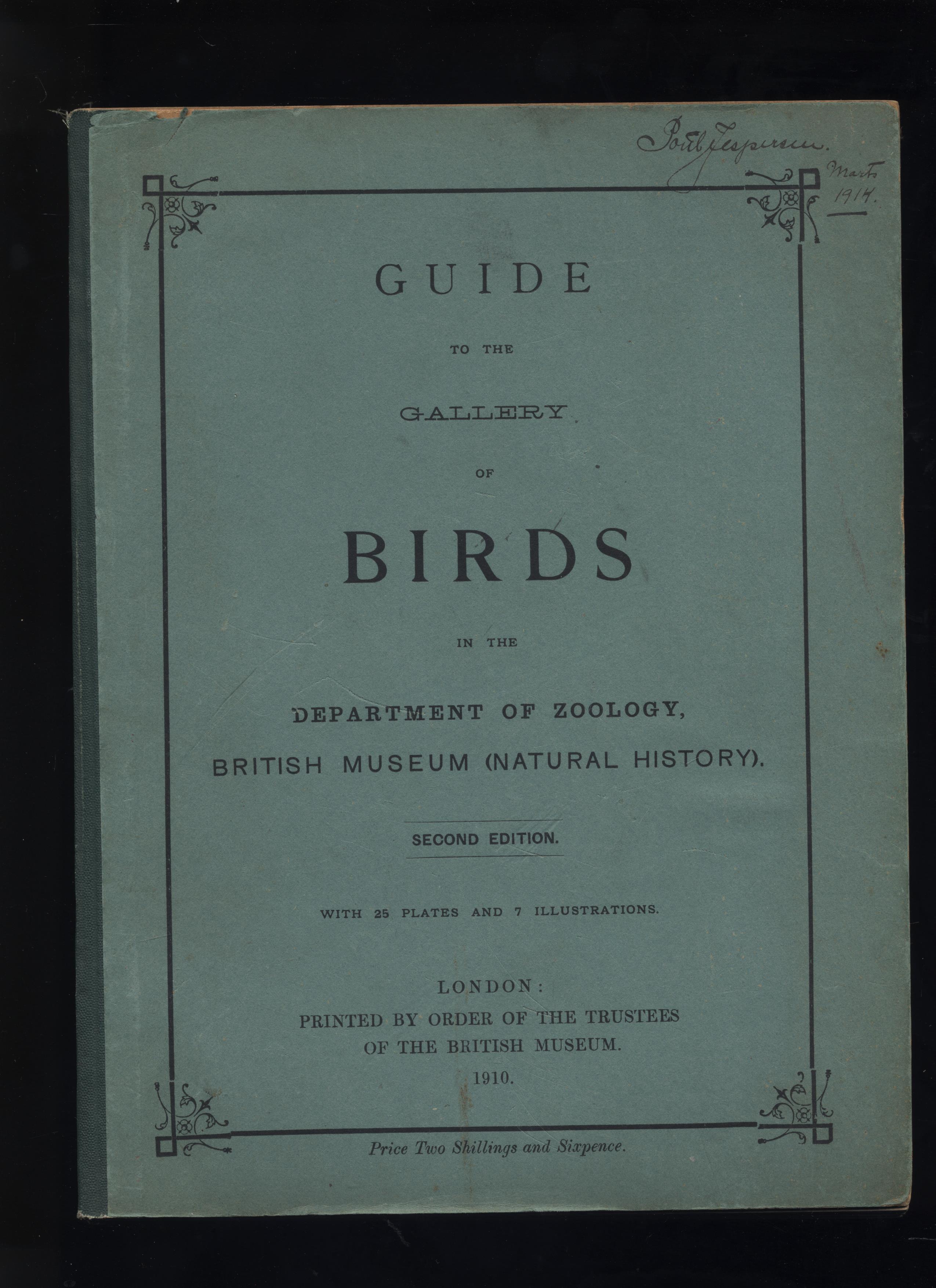 Guide to the Gallery of Birds in the Department of Zoology British Museum (Natural History) British Museum [Good] [Hardcover]