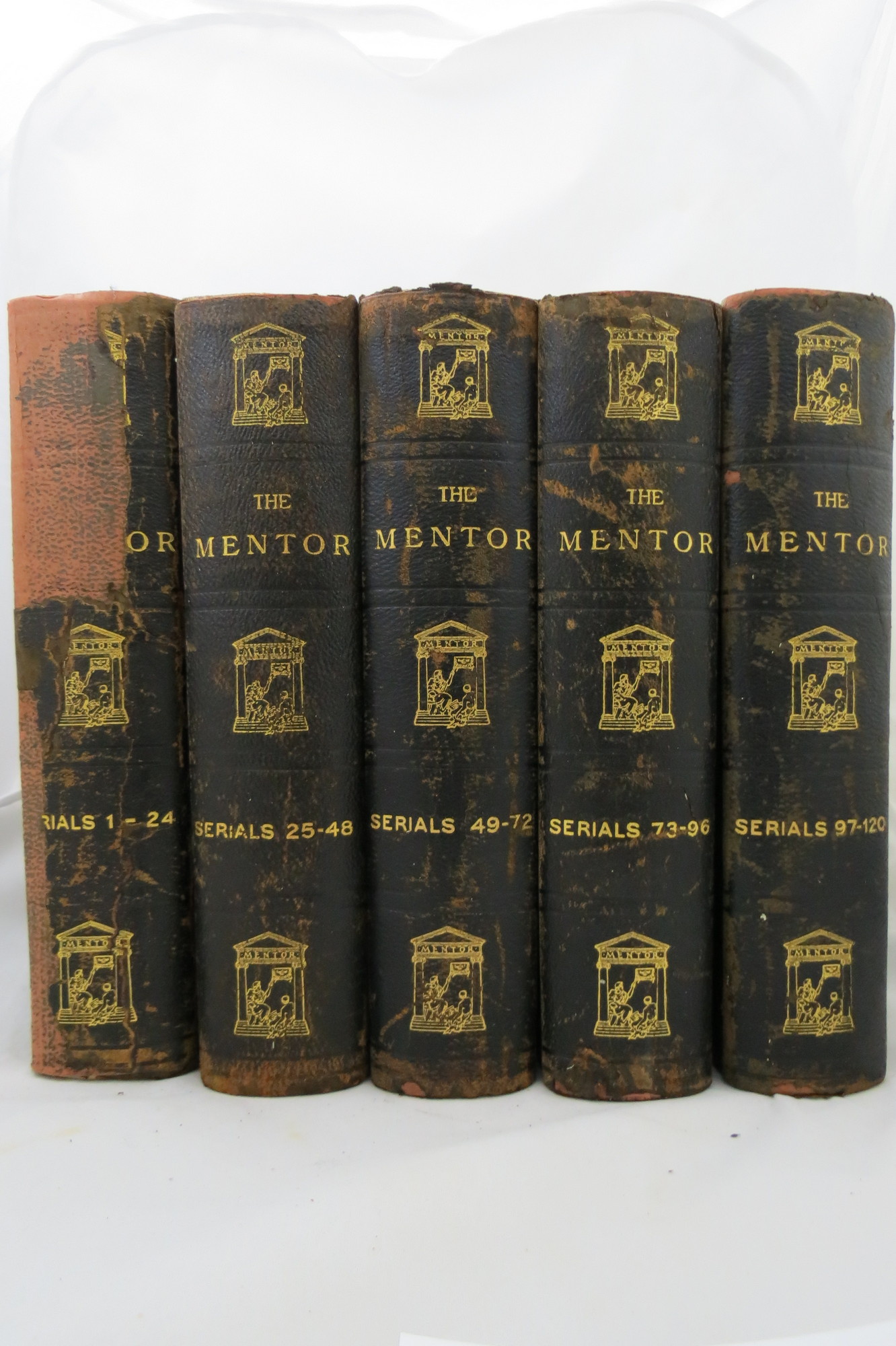 Kænguru Sammenlignelig i dag THE MENTOR, SERIALS 1 - 120 (BOUND IN 5 LEATHER BOUND VOLUMES) (1-24;  25-48; 49-72; 73-96; 97-120): Very Good Hardcover (1913) | Sage Rare &  Collectible Books, IOBA