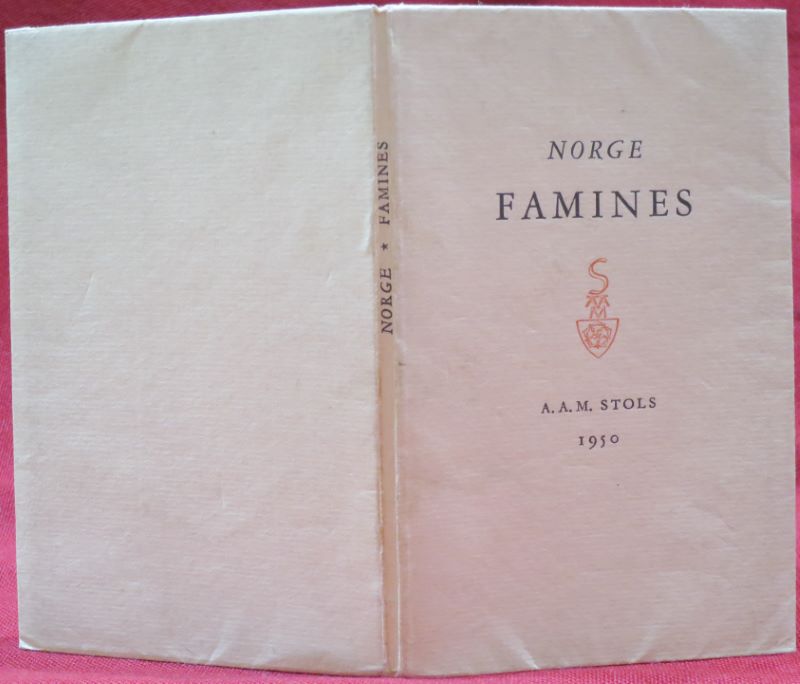 Famines. NORGE, (Georges Mogin) [ ] [Couverture souple]
