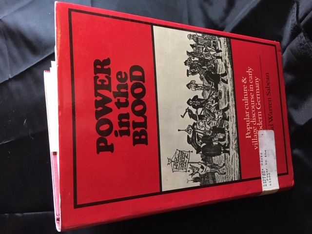 Power in the Blood: Popular Culture and Village Discourse in Early Modern Germany - David Warren Sabean