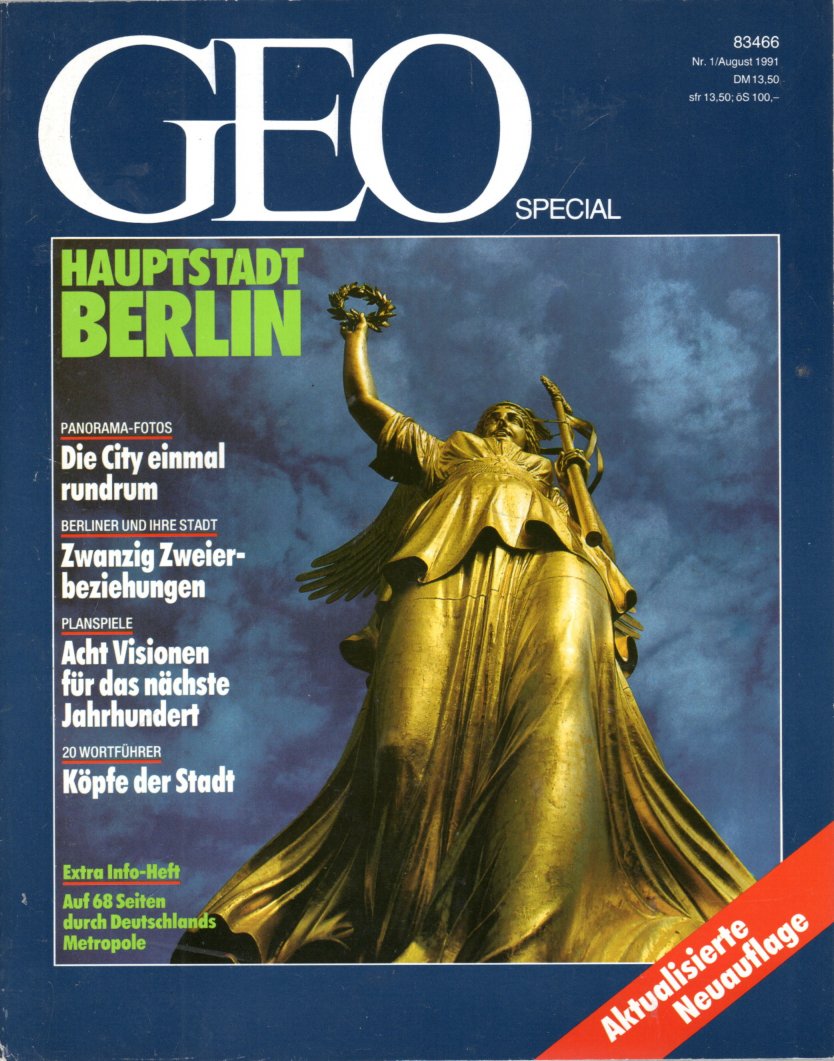 GEO Special METROPOLE BERLIN Nr.1/1991