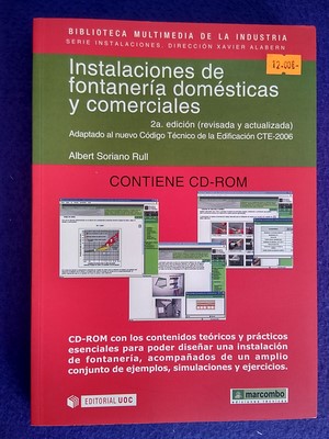 Instalaciones de fontanería domésticas y comerciales (con cd) - Albert Soriano Rull