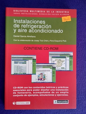 Instalaciones de refrigeración y aire acondicionado (con cd) - Daniel García Almiñana