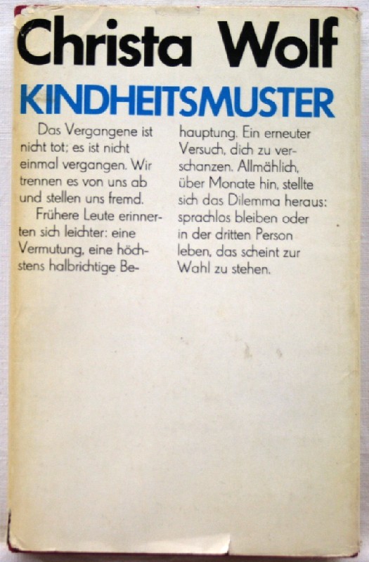 Kindheitsmuster; - Wolf, Christa