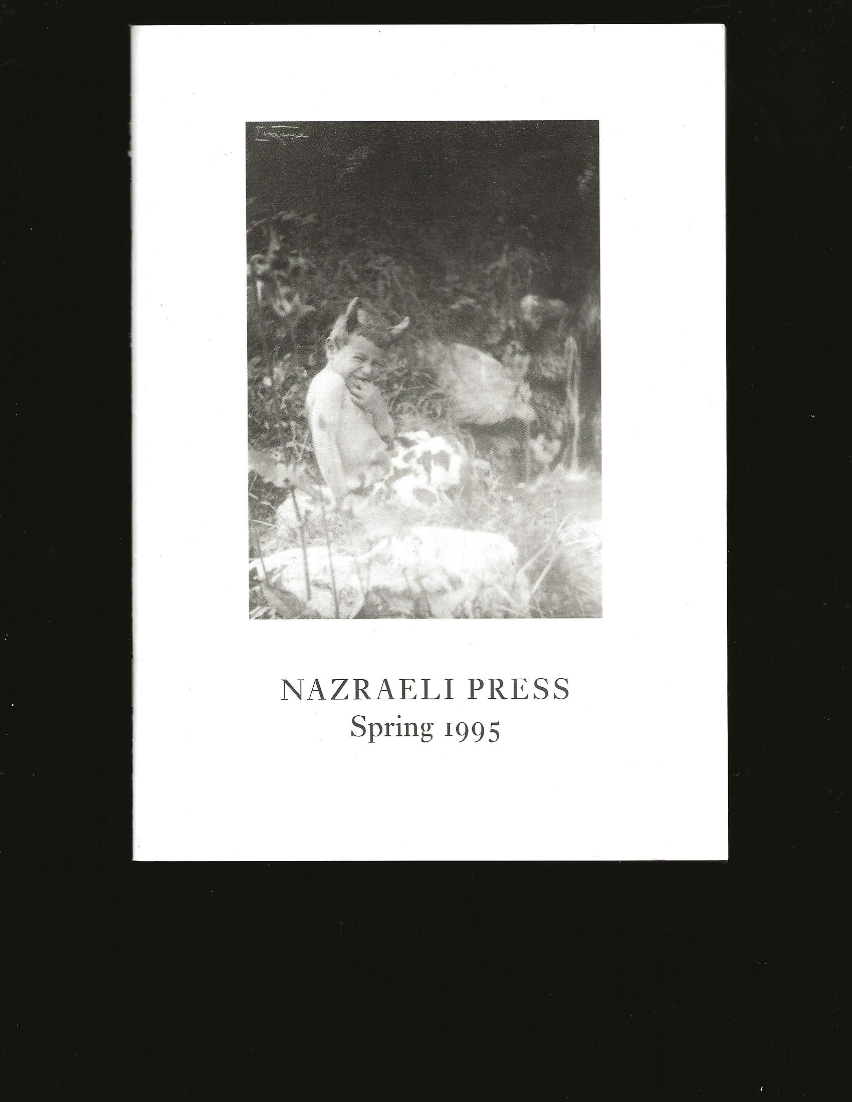 Nazraeli Press: Spring 1995 (Only copy for sale on the Internet) Photographers: Frank Eugene, Fritz Scholder, Verena von Gagern, Frederick Sommer, In