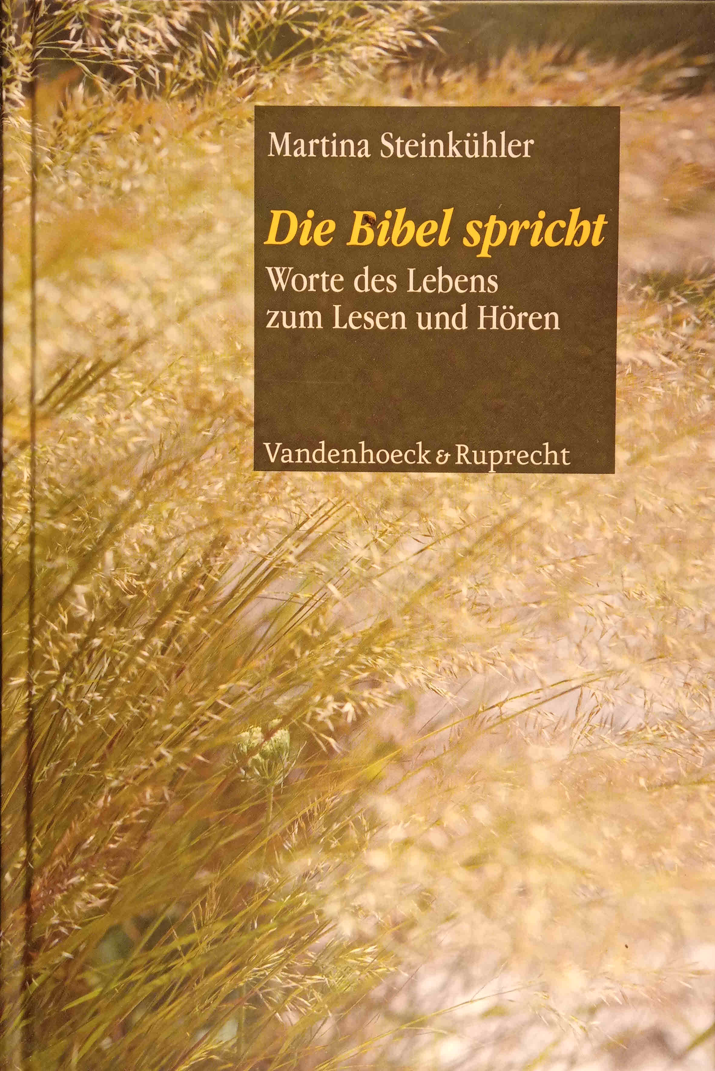 Die Bibel spricht : Worte des Lebens zum Lesen und Hören. Martina Steinkühler / Miteinander in der Kirche - Steinkühler, Martina und Fulbert (Verfasser eines Vorworts) Steffensky