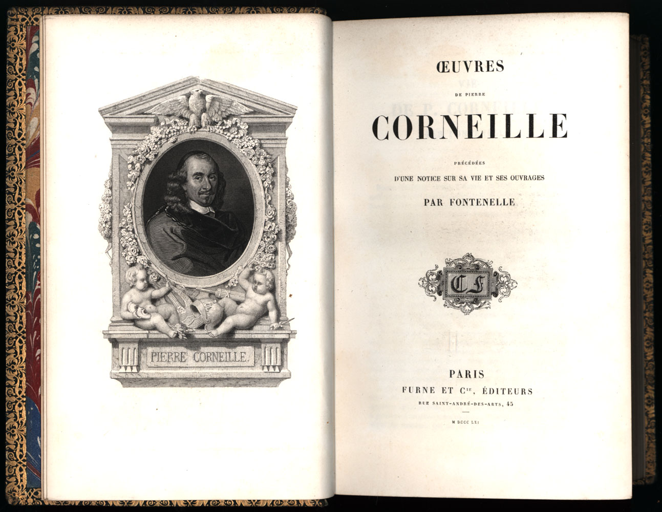 Oeuvres de Pierre Corneille. Precedees d une notice sur sa vie et ses