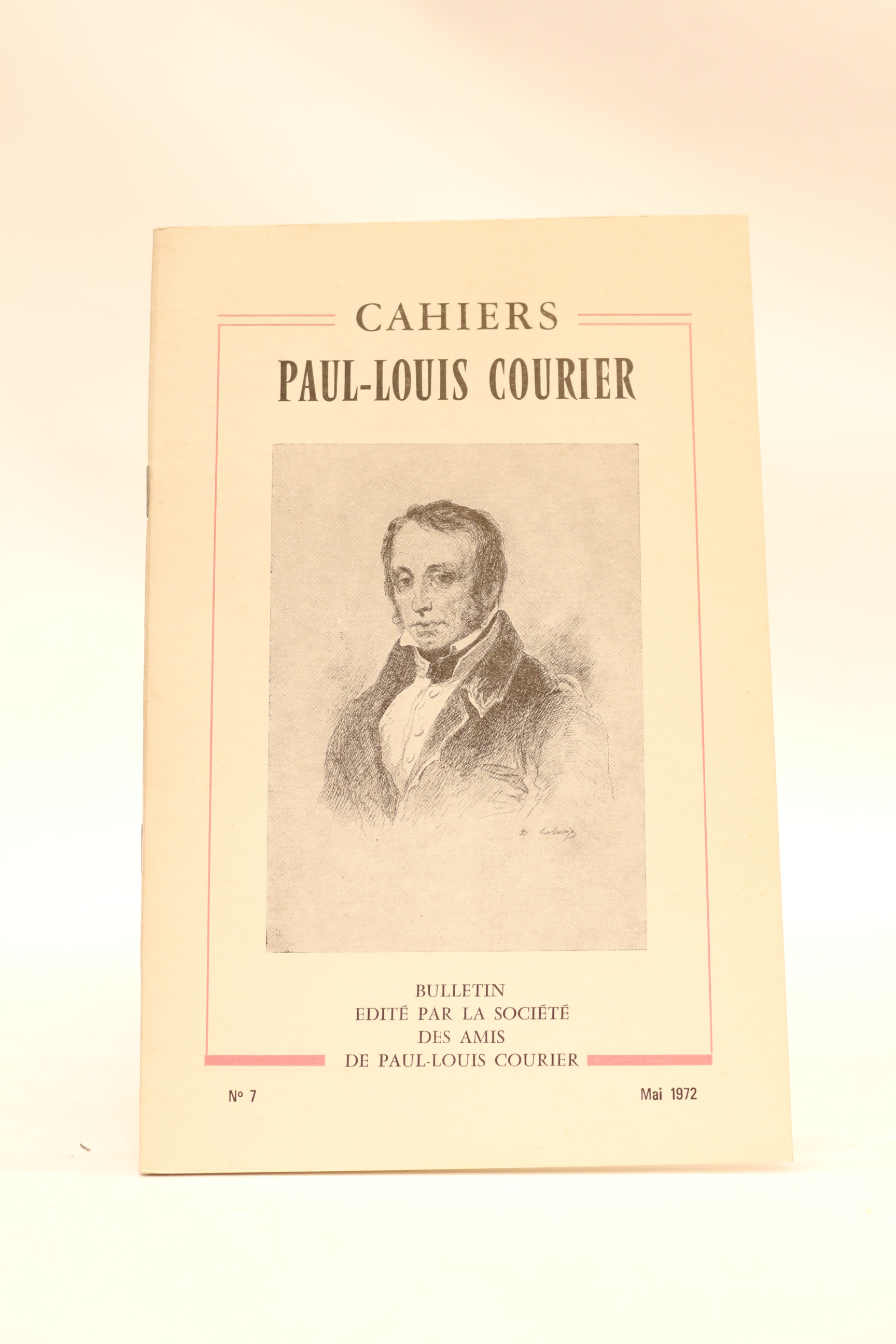 Cahiers Paul Louis Courier N 7 By Courier Paul Louis Collectif 1972