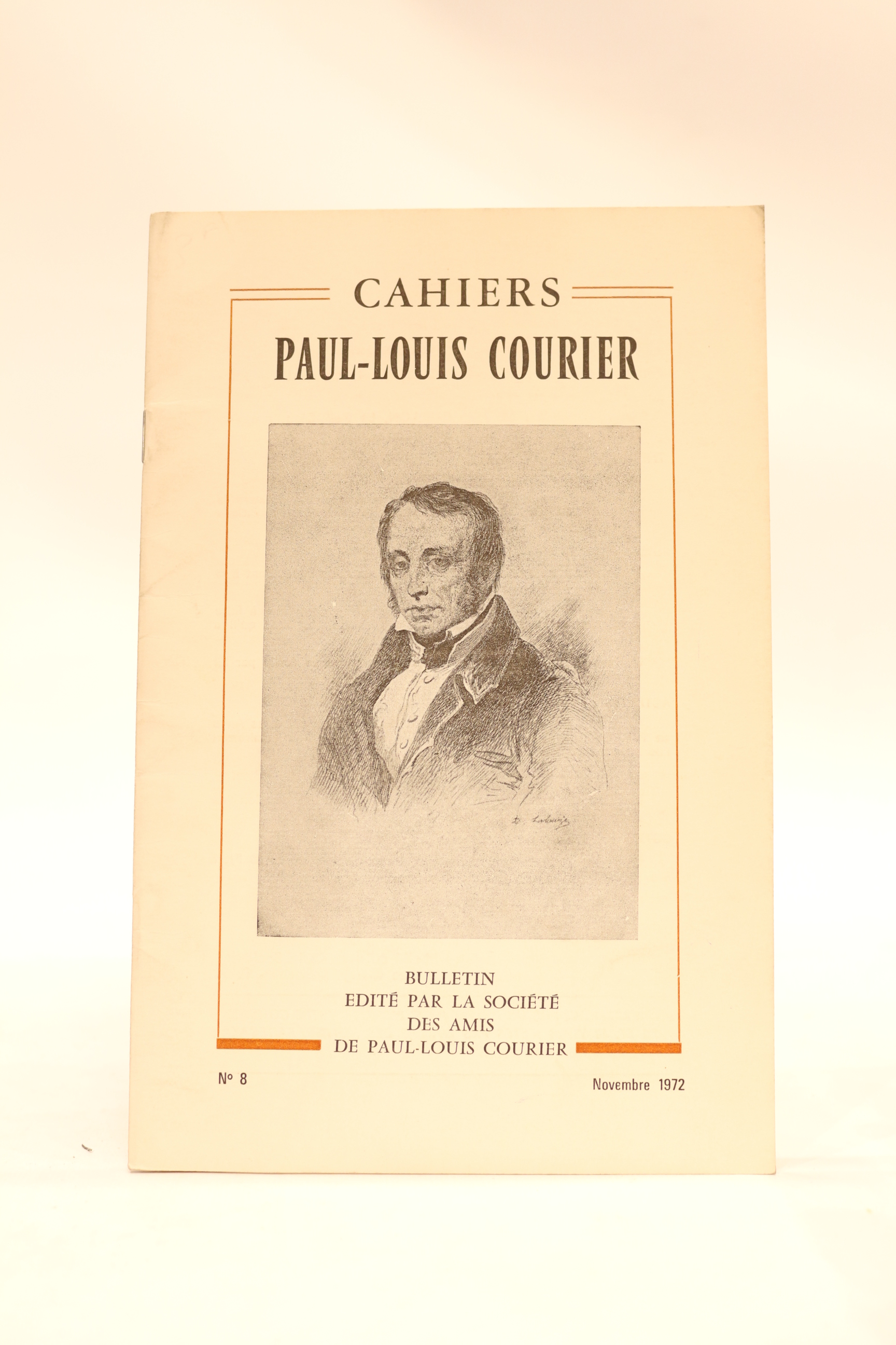 Cahiers Paul Louis Courier N 8 By Courier Paul Louis Collectif 1972