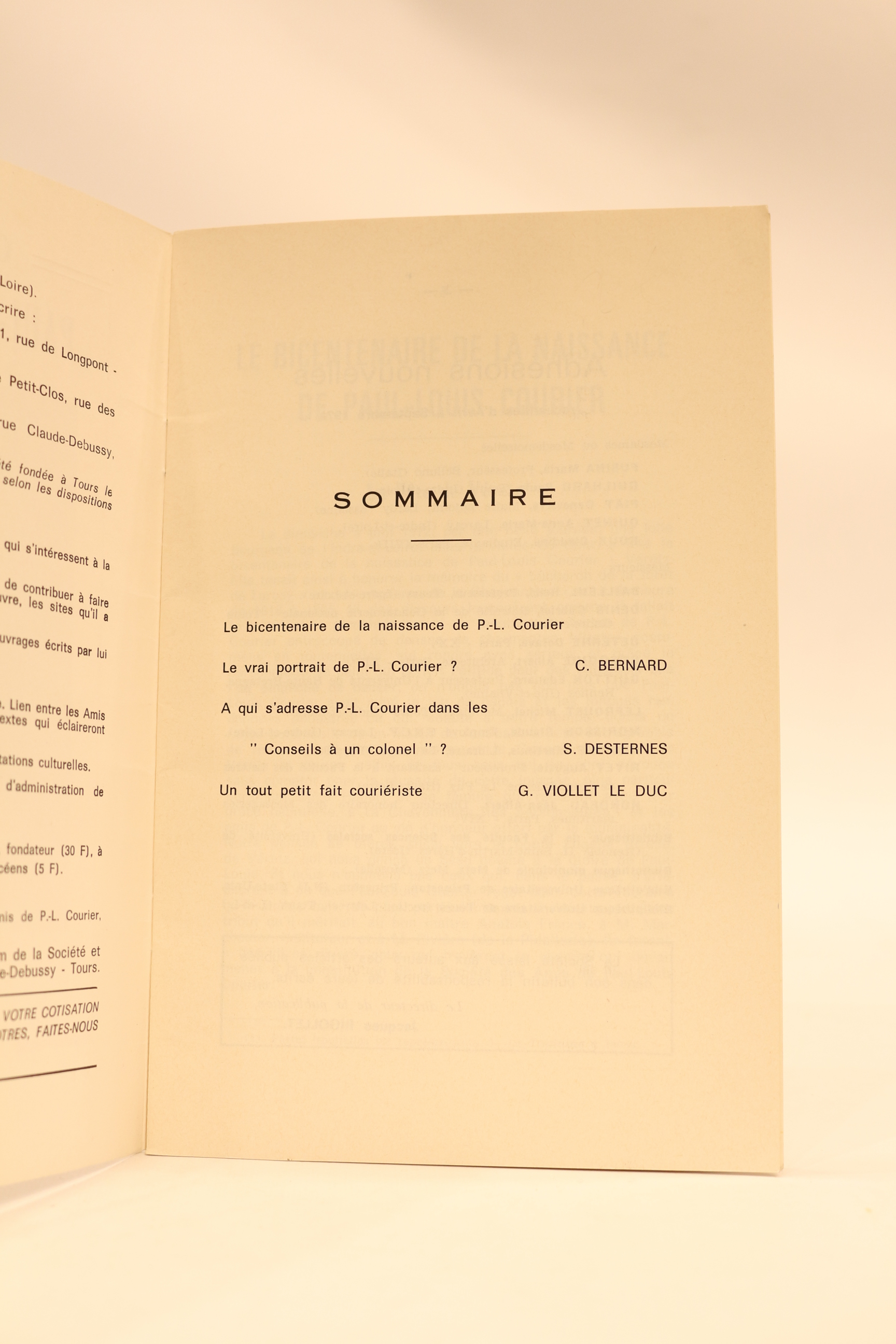 Cahiers Paul Louis Courier N 8 By Courier Paul Louis Collectif 1972