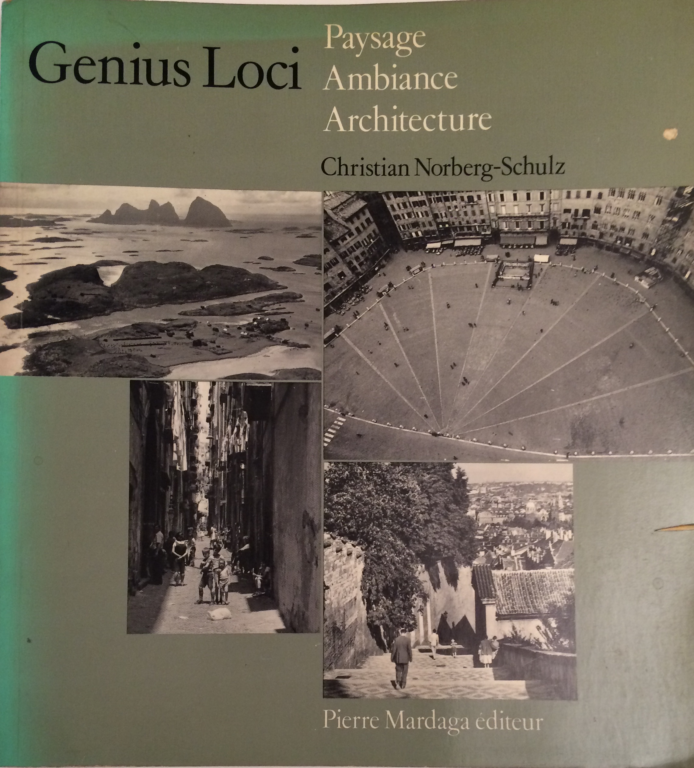 Christian Norberg Schulz Genius Loci Books Abebooks