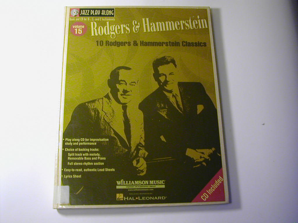 Jazz Play Along Volume 15 Rodgers And Hammerstein Bflatinst Book/Cd (Jazz Play Along Series) - Mark Taylor (arranged by)