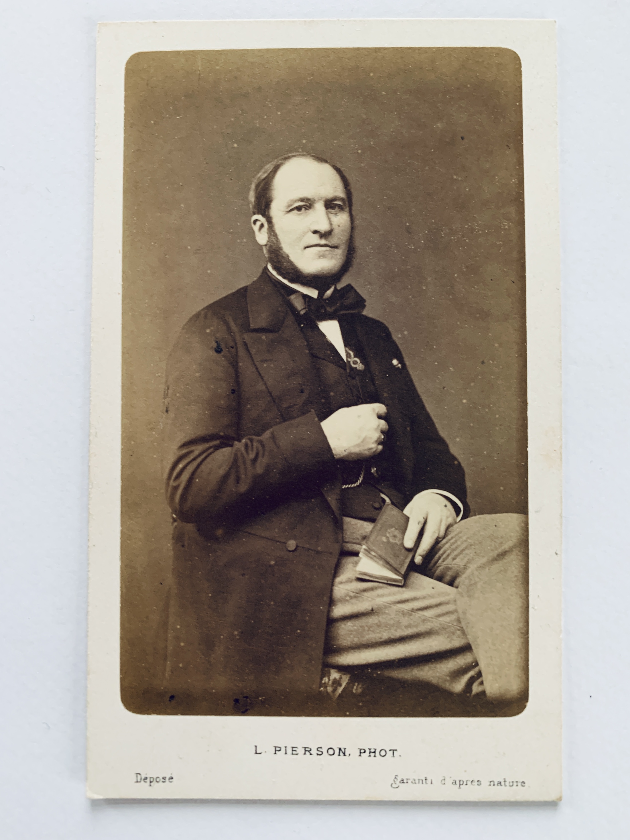 Portrait photographique du Baron Haussmann von HAUSSMANN BARON Georges ...