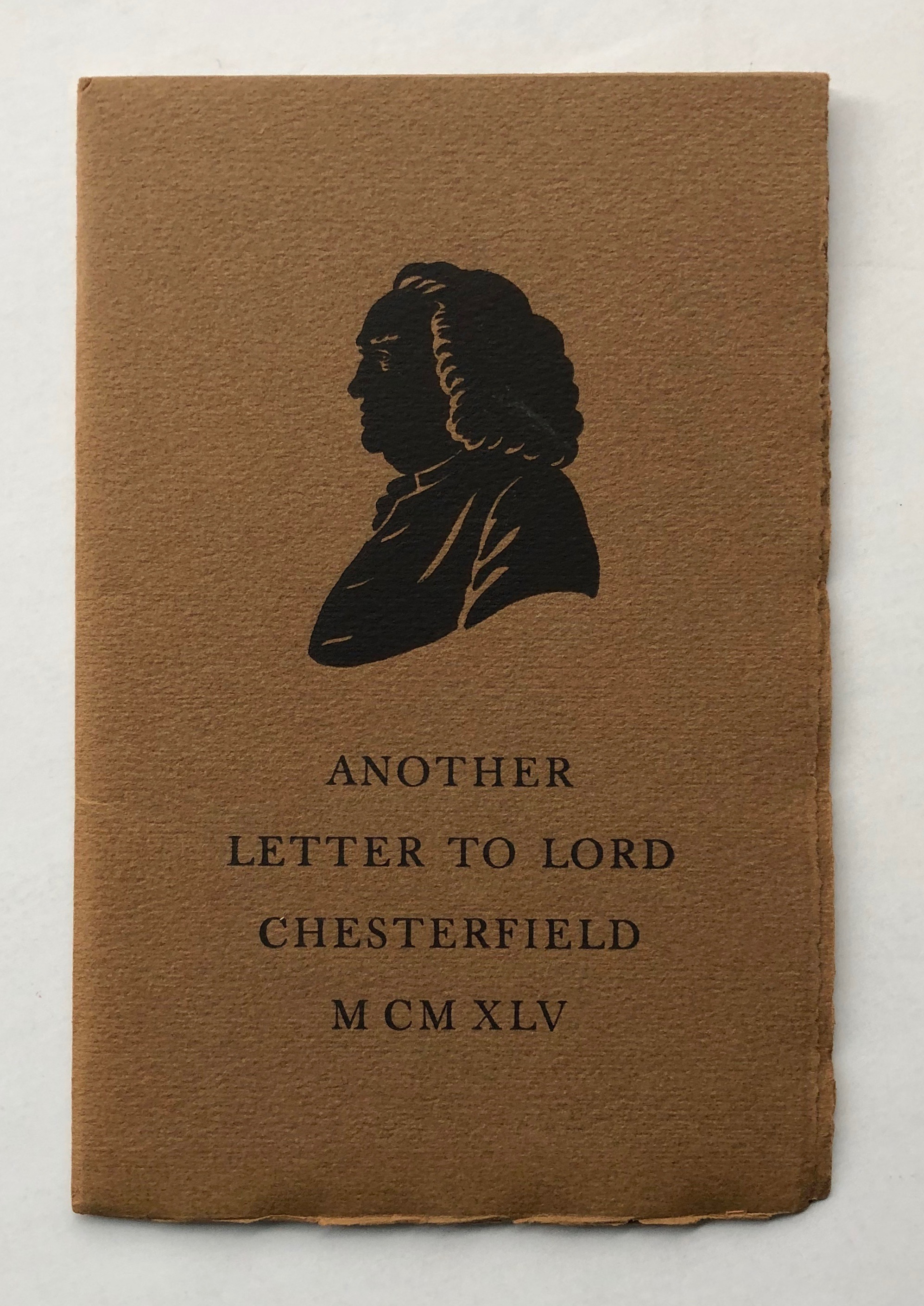 letter to lord chesterfield