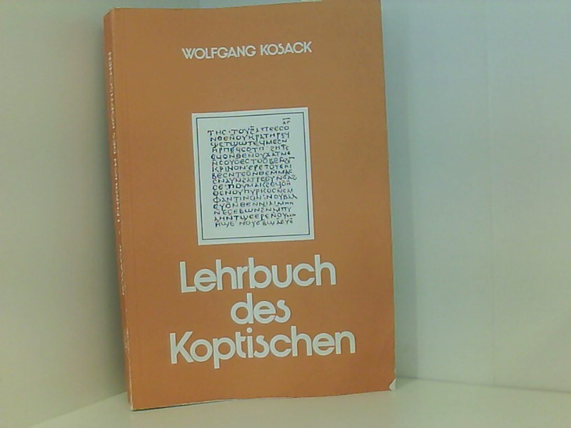 Lehrbuch des Koptischen - Kosack, Wolfgang