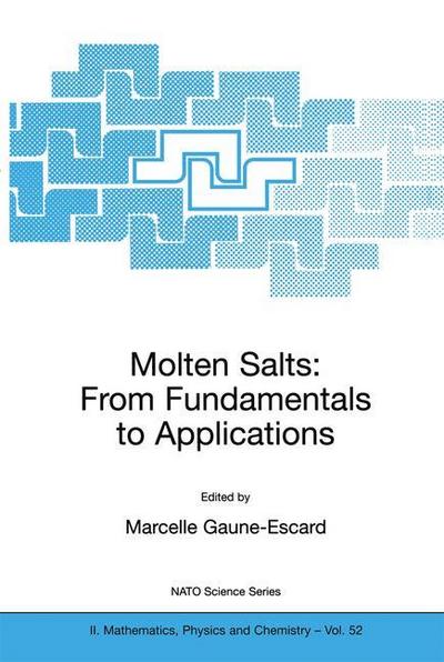 Molten Salts : From Fundamentals to Applications - Marcelle Gaune-Escard