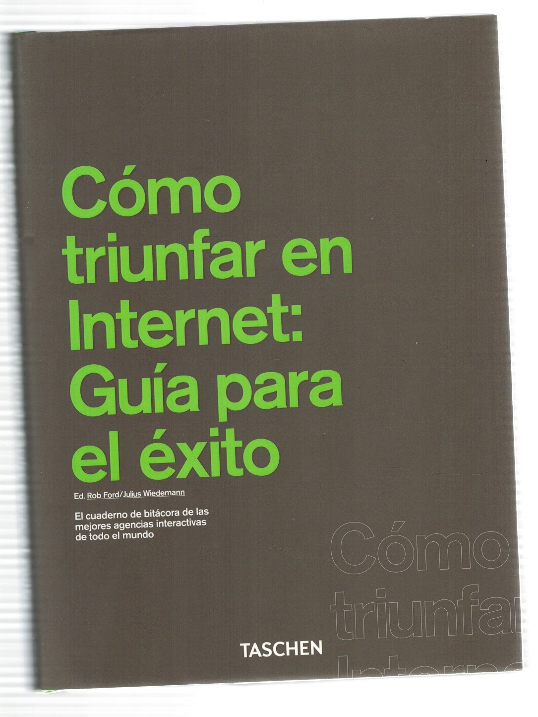 Cómo triunfar en internet: guía para el éxito. El cuaderno de bitácora de las mejores agencias interactivas de todo el mundo - Ed- Rob Ford / Julius Wiedemann