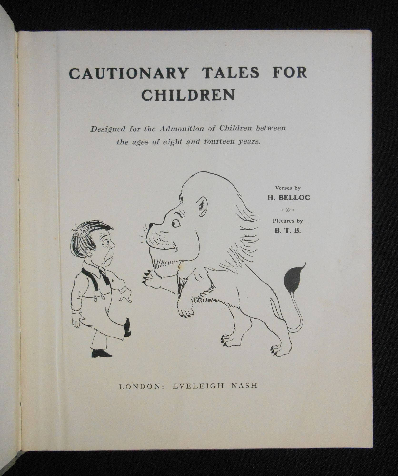 Cautionary Tales for Children: Belloc, Hilaire, Blackwood, Basil Temple:  9781781393215: : Books