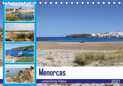 Menorcas unberührte Natur (Tischkalender 2021 DIN A5 quer) : Entdecken Sie die schönste Insel der Balearen! (Monatskalender, 14 Seiten ) - Teresa Schade