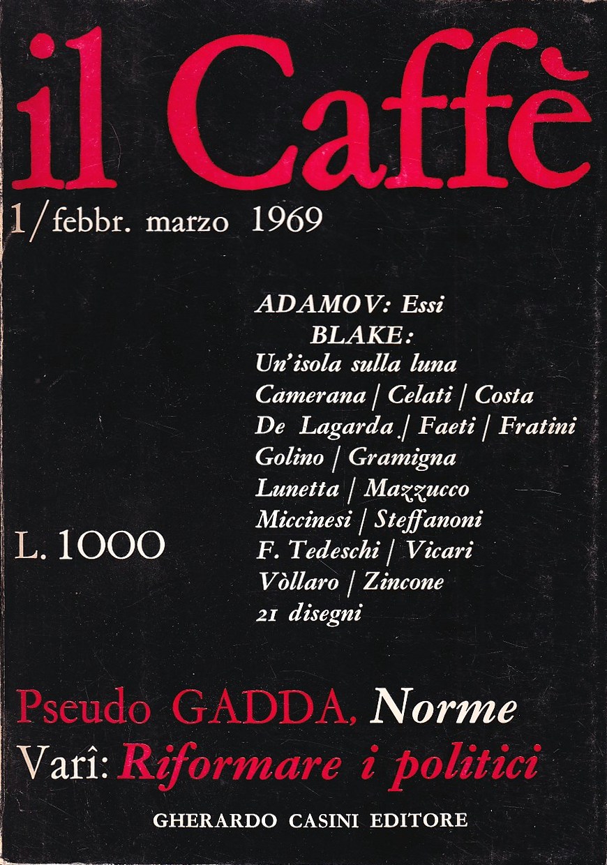 Abebooks Il Caffè - 1 / febbr. marzo 1969