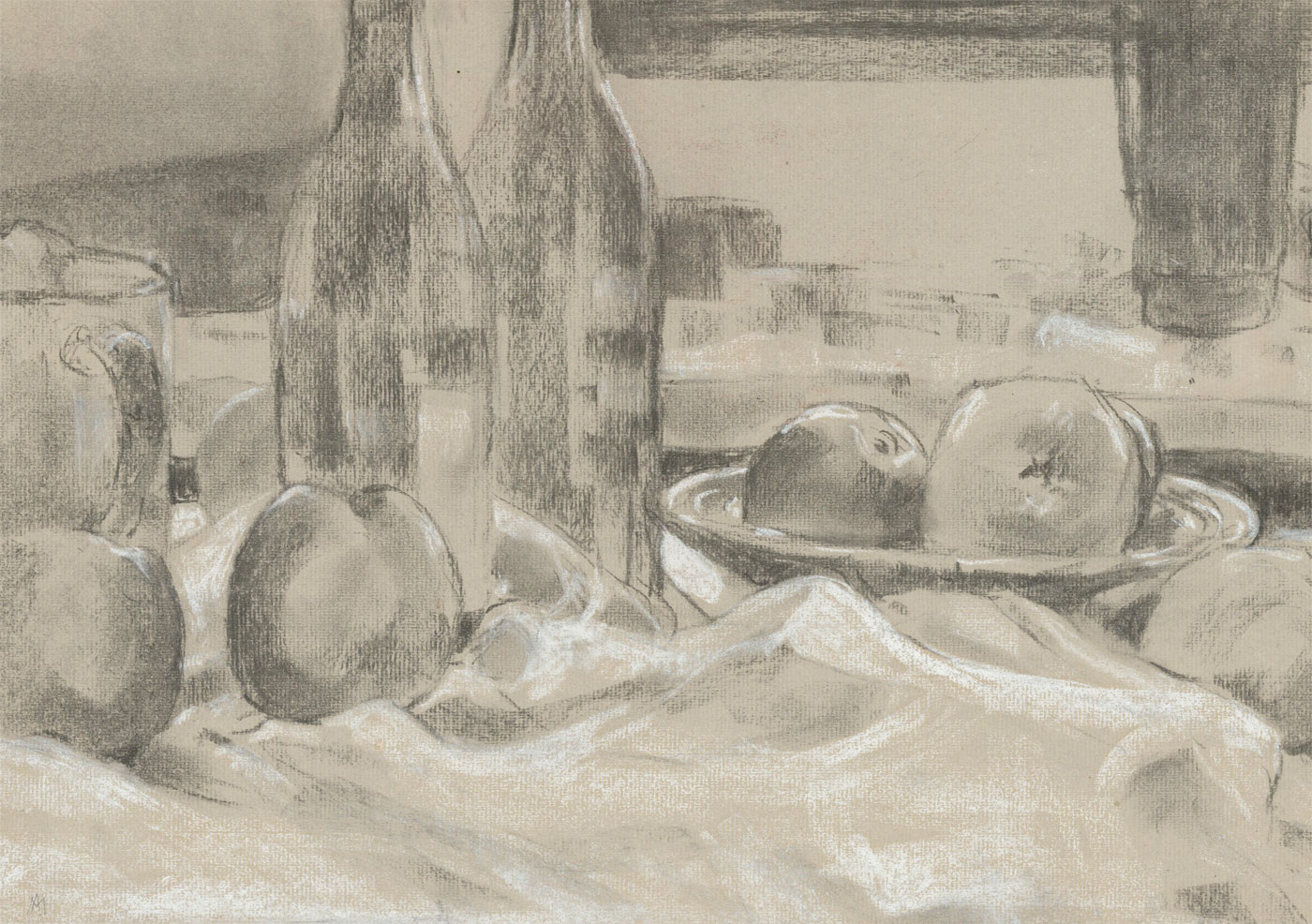 famous charcoal still life artists