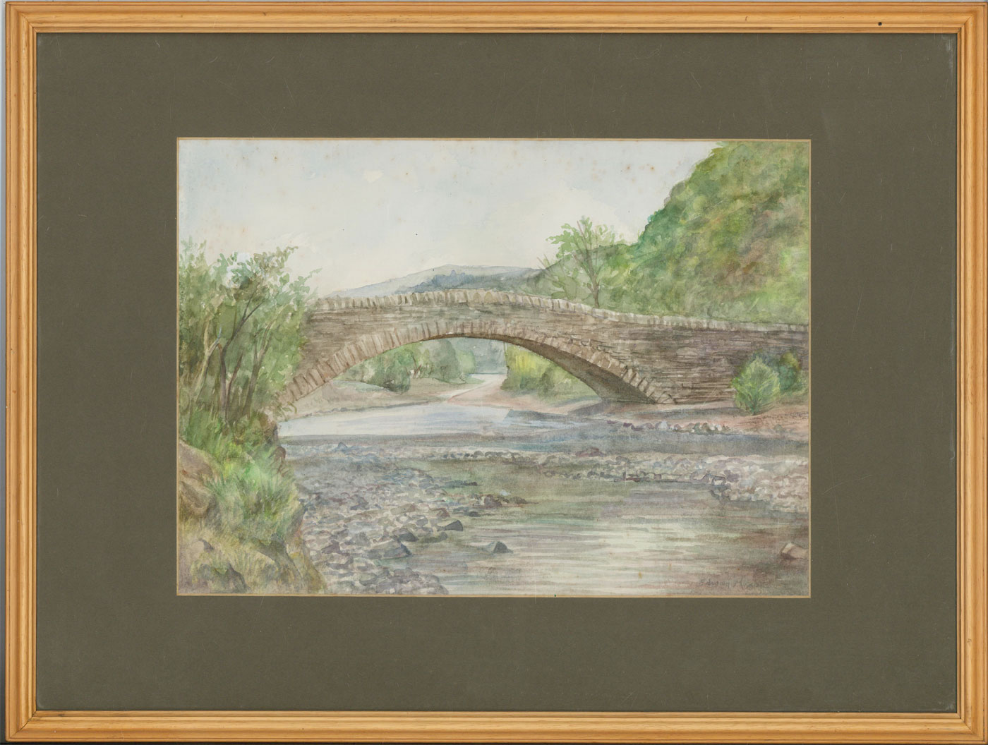 Edward (19332009) Signed 20th Century Watercolour, Cumbrian