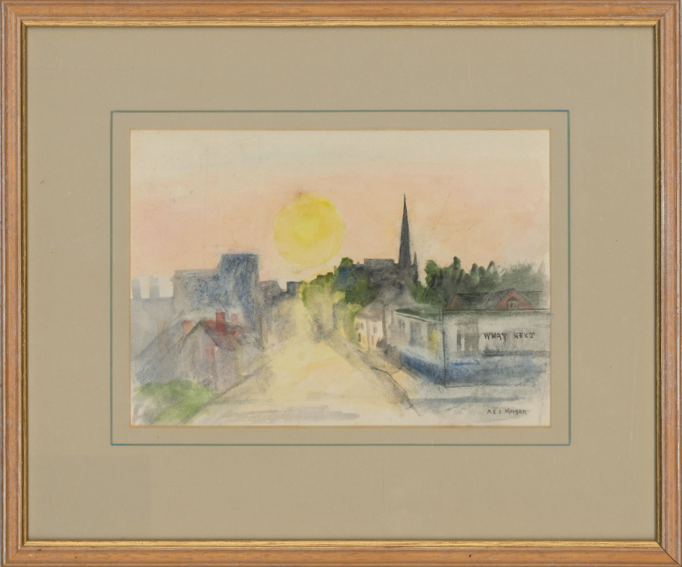 Edward (19332009) Signed & Framed 20th Century Watercolour