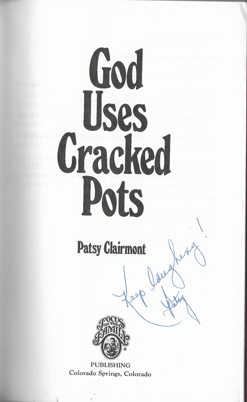 God uses cracked pots