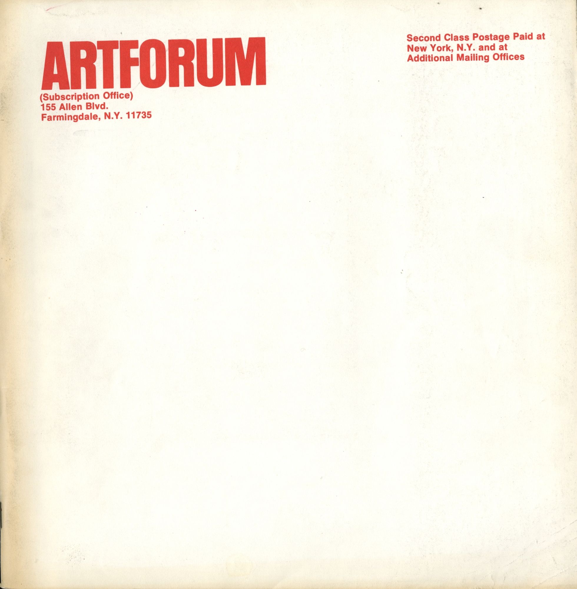 LANGFROID: A PROJECT FOR ARTFORUM BY HELMUT LANG – Artforum
