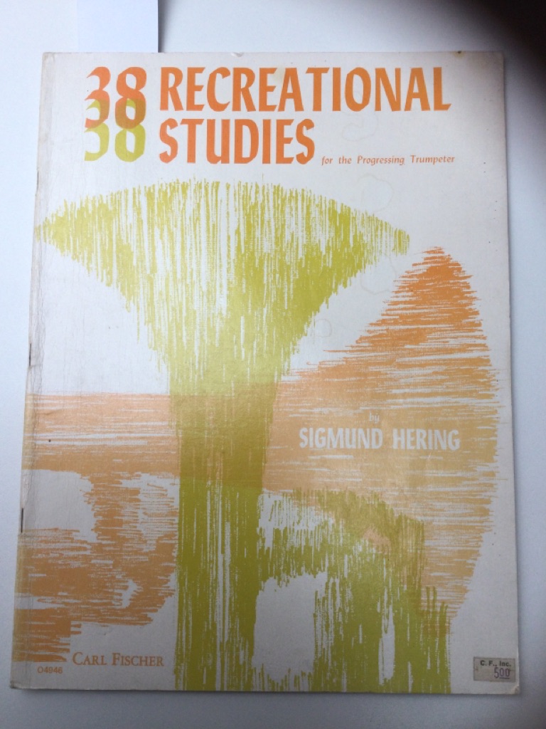 38 Recreational Studies for the Progressing Trumpeter - Hering, Sigmund